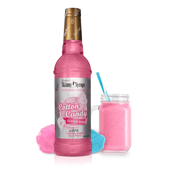 Jordans Skinny Syrup Sugar Free Cotton Candy Water Flavouring